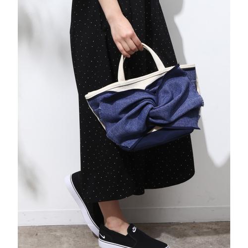 【Casselini】ツイストリボントートバッグS