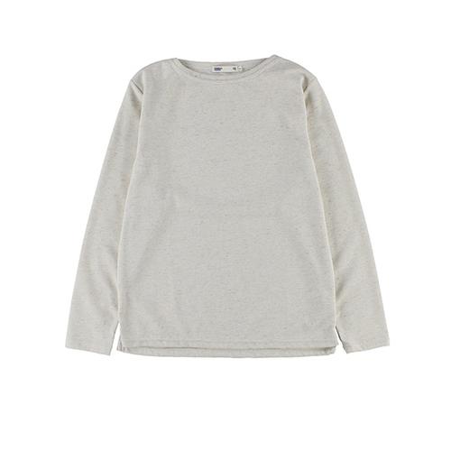 Men's 麻混リップル 長袖プルオーバー